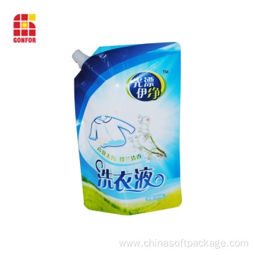 Custom Printed Liquid Soap Bag Standing Doypack For Detergent